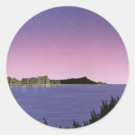 Hiroshi Nagai Runder Aufkleber