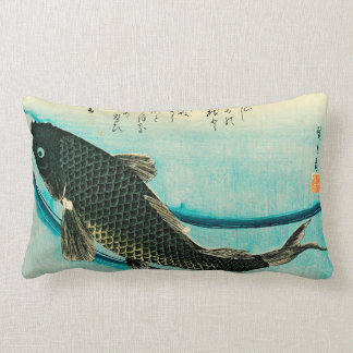 Hiroshige Koi Wurfs-Kissen Lendenkissen