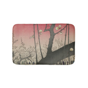 Hiroshige Pflaumen Anwesen Kameido: Vintage Japani Badematte