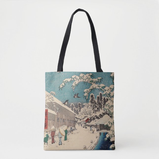 Hiroshige Winterlandschaft Japan Land (Vorderseite)