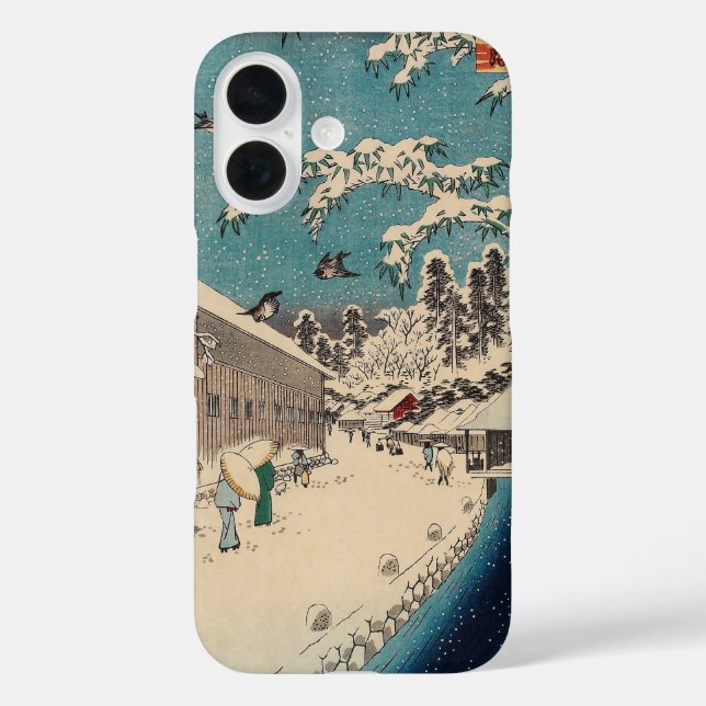 Hiroshige Winterlandschaft Japan Land Case-Mate iPhone Hülle (Rückseite)