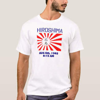 Hiroshima-aufgehende Sonne T-Shirt