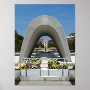 Hiroshima-Gedenkstätte Poster