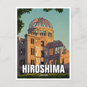 Hiroshima Japan Friedensdom Reise Postkarte