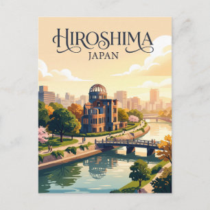 Hiroshima, Japan Postkarte