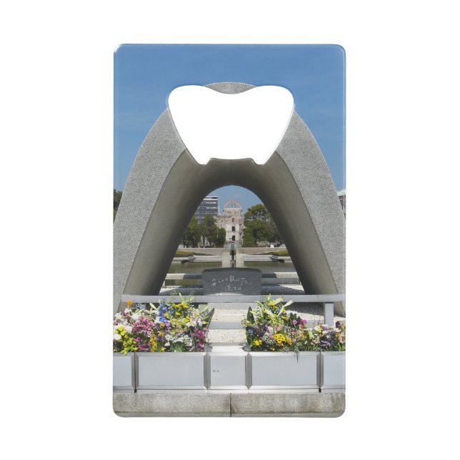 Hiroshima Memorial Cenotaph Geldbeutel Flaschenöffner (Vorderseite)