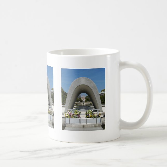 Hiroshima Memorial Cenotaph Kaffeetasse (Rechts)