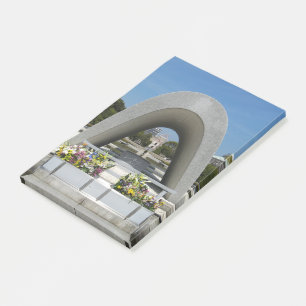 Hiroshima Memorial Cenotaph Post-it Klebezettel