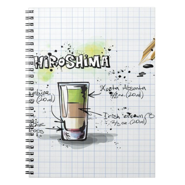 Hiroshima Notizblock (Vorderseite)