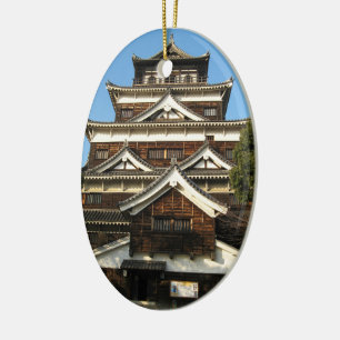 Hiroshima-Schloss 広島城, Hiroshima, Japan Keramikornament