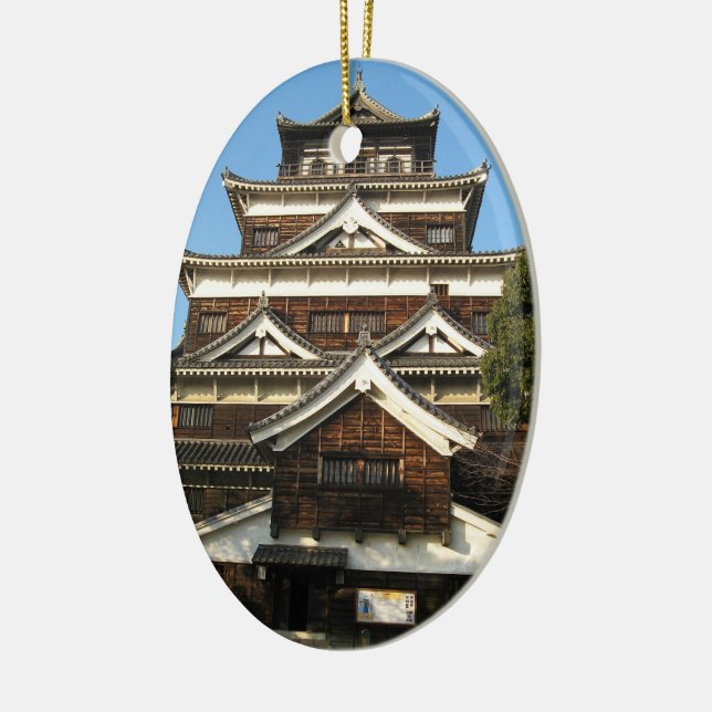 Hiroshima-Schloss 広島城, Hiroshima, Japan Keramikornament (Links)