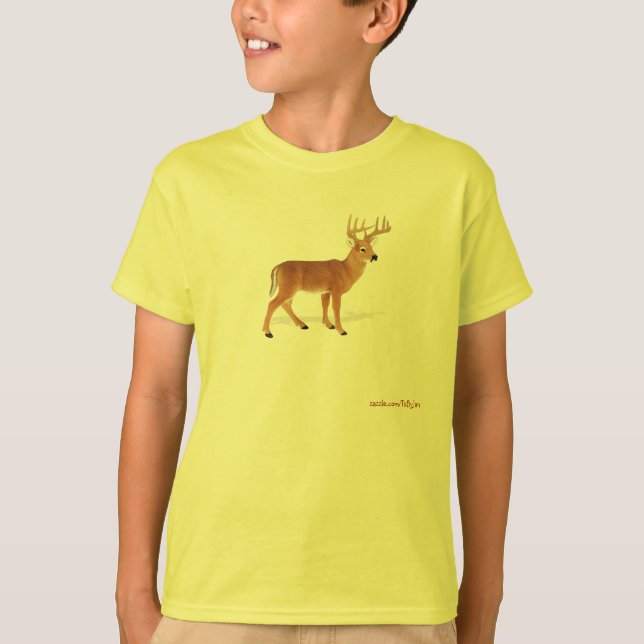 Hirsch 3 T-Shirt (Vorderseite)