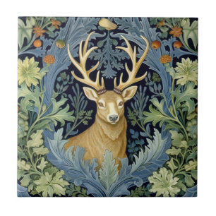 Hirsch Art Nouveau Fliese