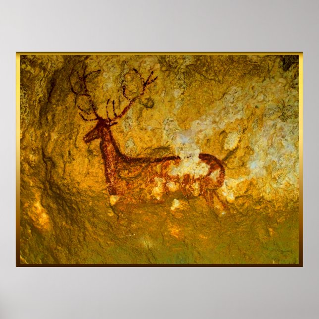 Hirsch bei Chimiachas Poster (Vorne)