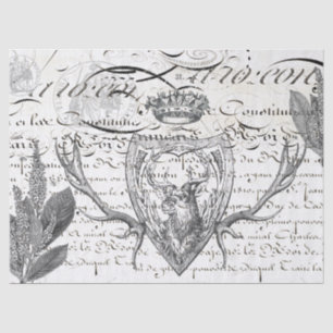 Hirsch-Eintagsfliegen Decoupage Gewebe Seidenpapier