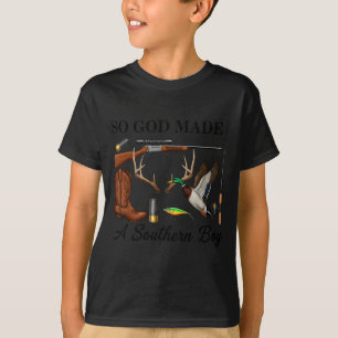 Hirsch Ente Fisch Jagd Hallo Jagdsaison Christ T-Shirt