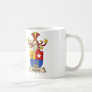Hirsch Familienwappen Tasse