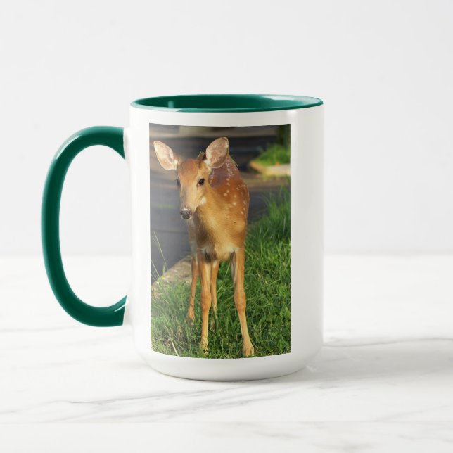 Hirsch-Foto-Tasse Tasse (Links)