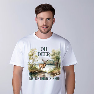 Hirsch-Geburtstags-Shirt für Männer T-Shirt