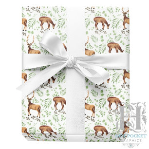 Hirsch Geschenkpapier