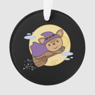 Hirsch Halloween Hexenkids Hexenkostüm Ornament