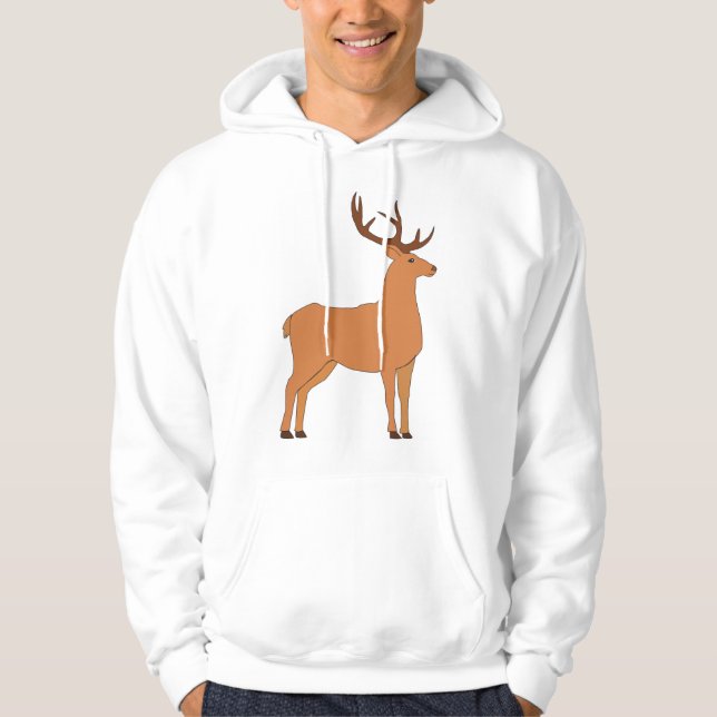 Hirsch Hoodie (Vorderseite)