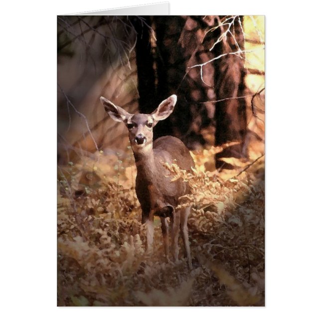 Hirsch im Wald (Vorne)