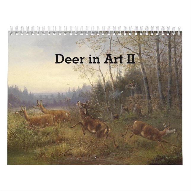 Hirsch in Art II Kalender (Titelbild)