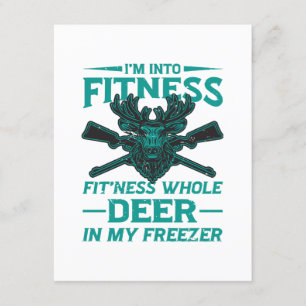 Hirsch In Meinem Gefrierschrank - Jagdliebhaber Begleitkarte