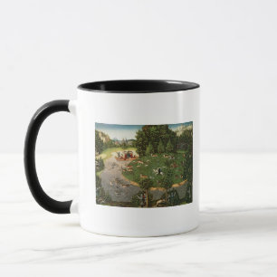 Hirsch-Jagd des Wählers Friedrich III die "klugen Tasse