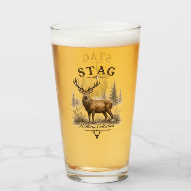 HIRSCH – JAGDKOLLEKTION  GLAS (Vorne (Gefüllt))