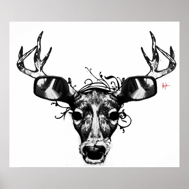 "Hirsch John", Poster (Vorne)