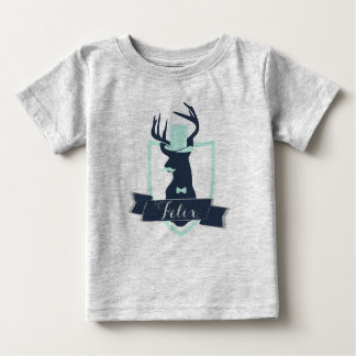 Hirsch Kleiner Mann, Custom, Baby Football Bodysui Baby T-shirt