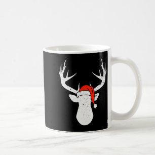 Hirsch mit Santa-Hut Weihnachten Pyjama Jagdgesche Kaffeetasse