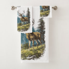 Hirsch Natur Badhandtuch Set