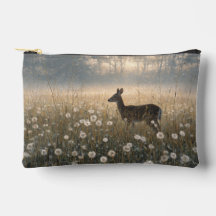 Hirsch-Silhouette-Tasche für Morgenwiese