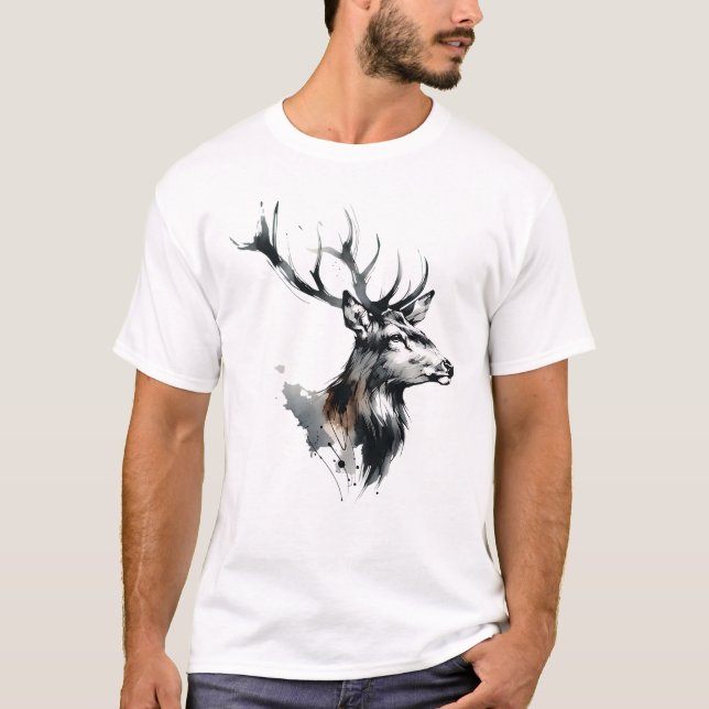 Hirsch T-Shirt (Vorderseite)