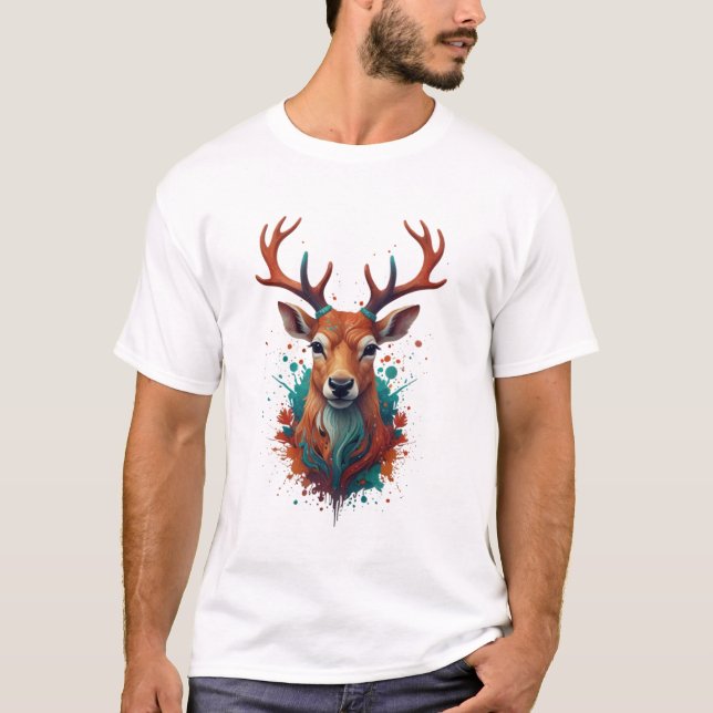 Hirsch T-Shirt (Vorderseite)