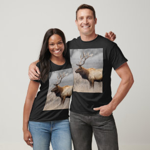 Hirsch Tiere Tierwelt Natur Rothirsch T-Shirt