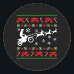 Hirsch Ugguler Christmas Biker Motorrad Motocross  Runder Aufkleber<br><div class="desc">Dieses "Deer Ugly Christmas Biker Motorrad Motocross Geschenk" Grafik-Design ist ein perfektes Geschenk für Männer,  Frauen,  Kinder und für alle motocross Fans oder Motorradfahrer da draußen! Auch ein ideales Geschenk zu Weihnachten oder Geburtstag,  und alle Geschenke Anlässe!</div>