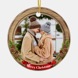 Hirsch-Weihnachtsmann-Rentier-Tier-Weihnachten Ker Keramik Ornament