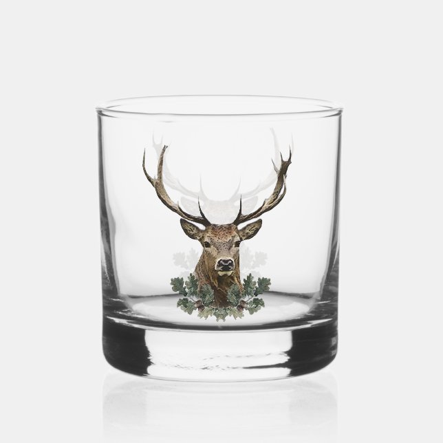 Hirsch Whiskyglas (Vorderseite)