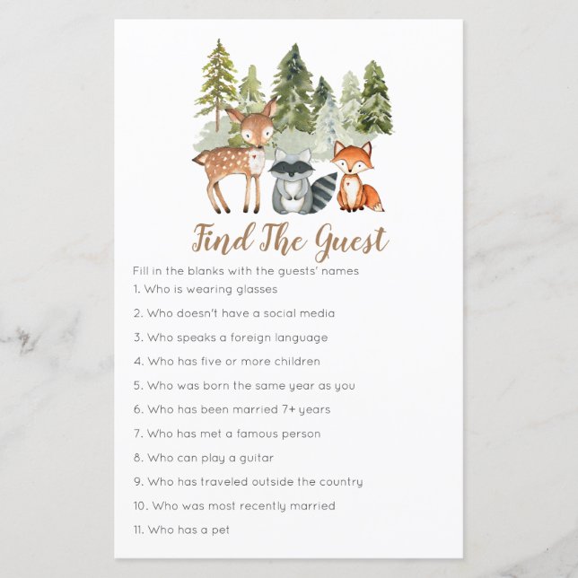 Hirschabenteuer Woodland Finden Sie das Game (Vorderseite)