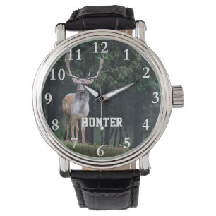 Hirschantler Personalisiert Hunter Watch Armbanduhr