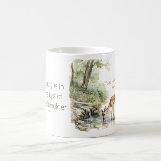 Hirschbach Bäume Schönheit Ist Kaffeetasse (Mittel)