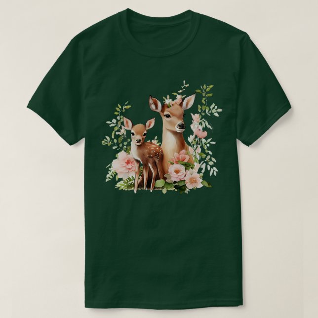 Hirsche 2 T-Shirt (Design vorne)