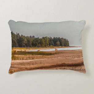 Hirsche am See Dekokissen