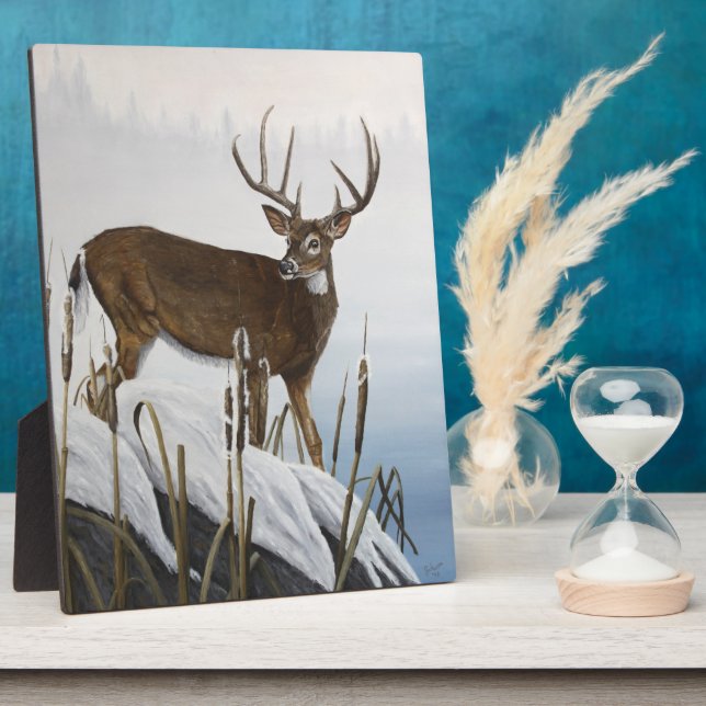 Hirsche Fotoplatte (Seite)