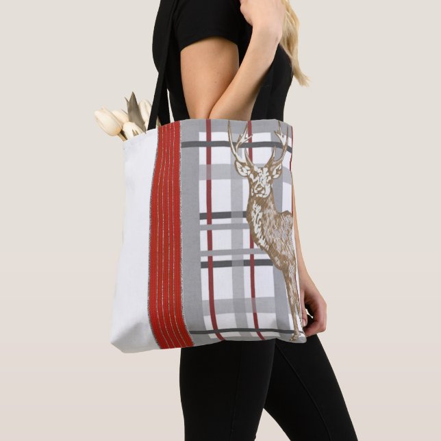 Hirsche frohe Weihnachten Frauen Tragetaschen (Von Nahem)