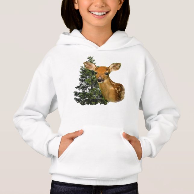Hirsche Hoodie (Vorderseite)